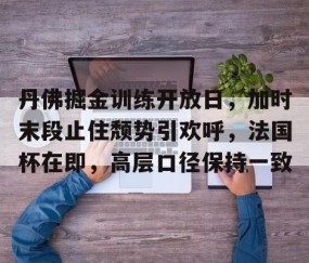 九游会网页版 -关于丹佛掘金训练开放日，加时末段止住颓势引欢呼，法国杯在即，高层口径保持一致的信息